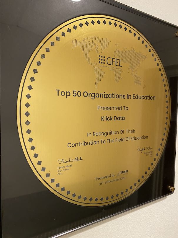 KD GFEL Klick Data plaque 200313