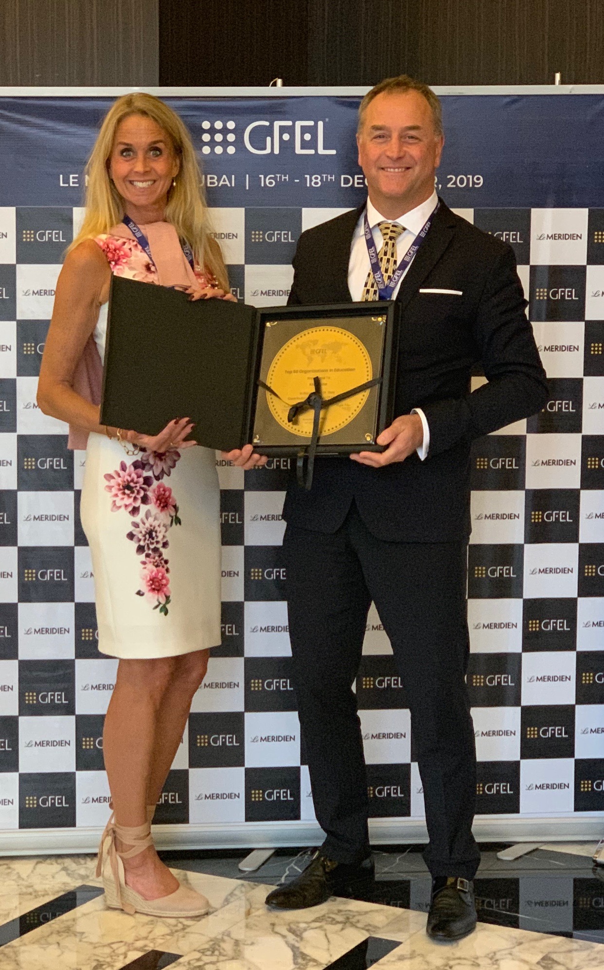 Erik Bolinder awarded the GFEL Klick Data Top Organization in Education 2019