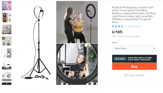 Wish lightning tripod 200321