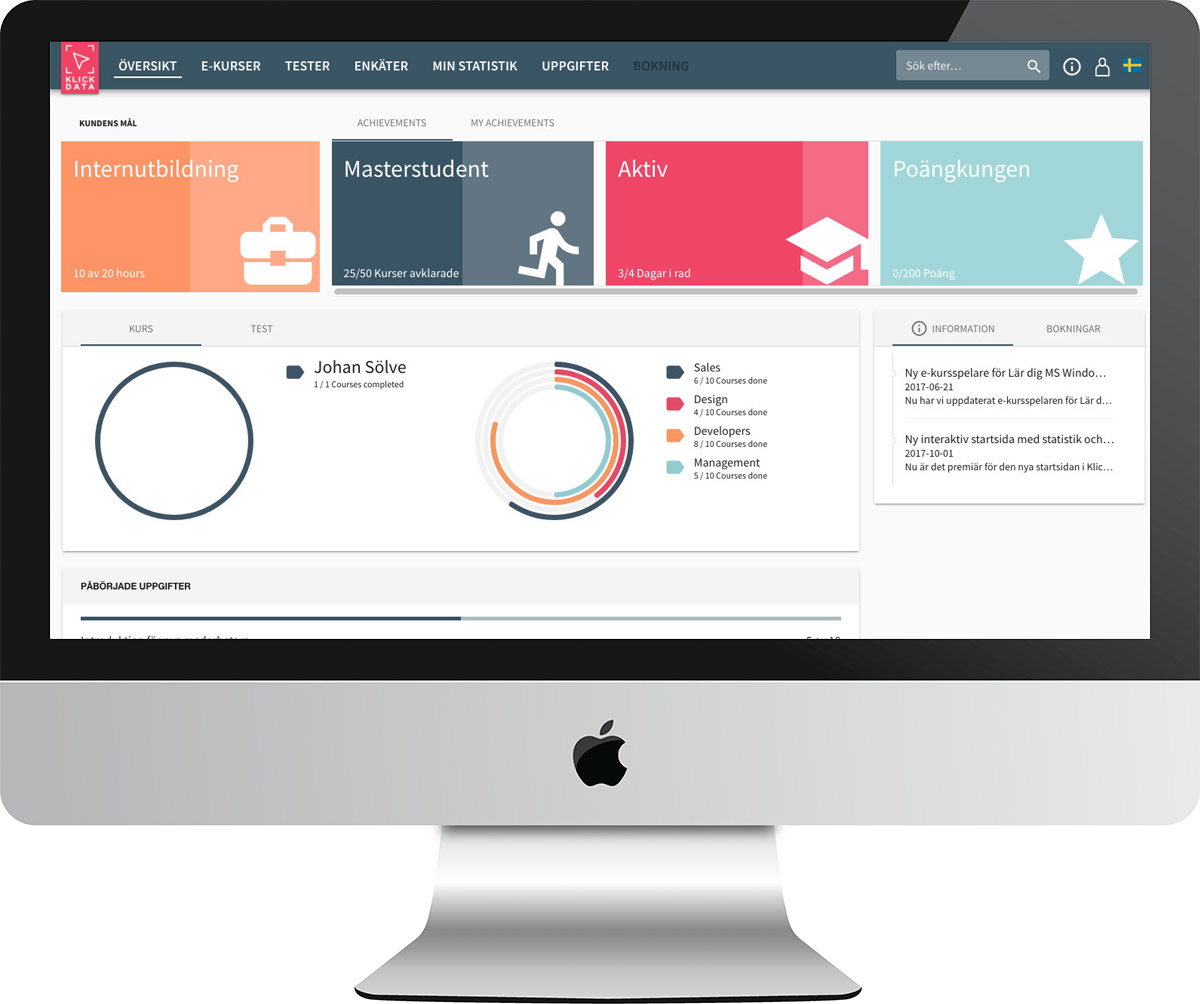 KlickData lanserar ny l&auml;rplattform